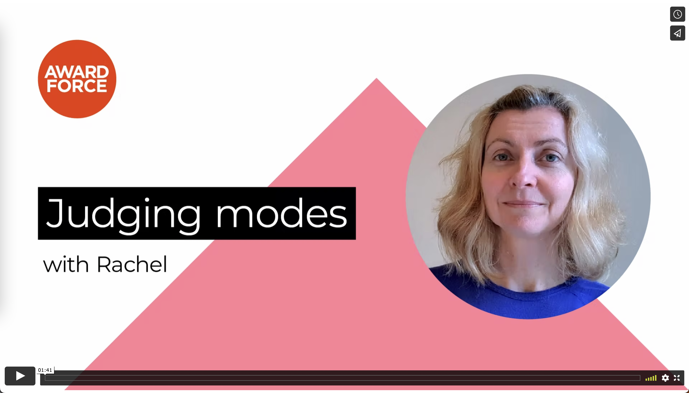 Award Force judging modes